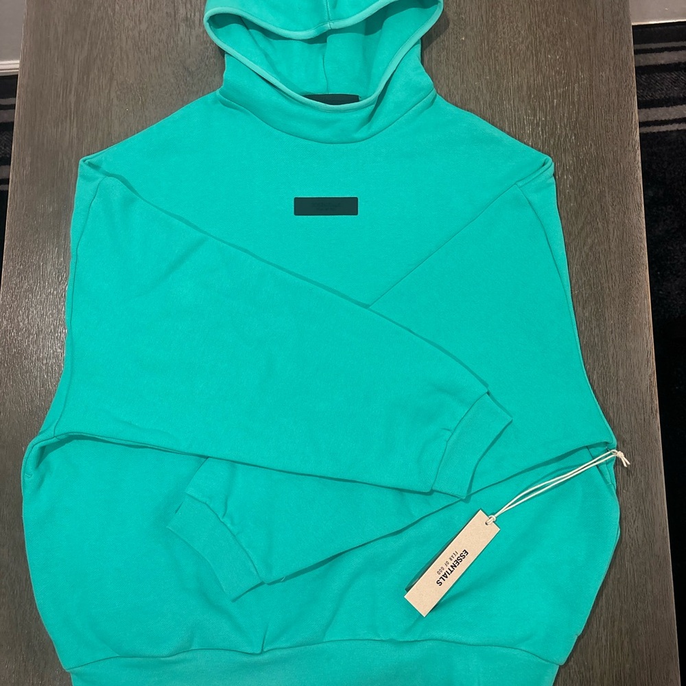 Fear of God Men's mint green Hoodie